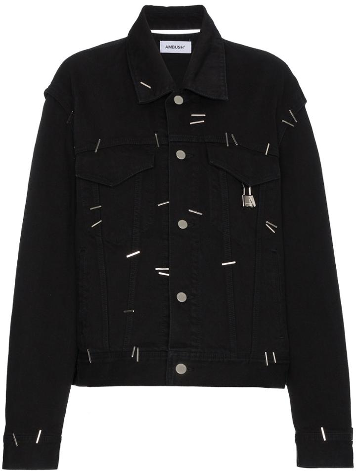 Ambush Stapled Denim Jacket - Black