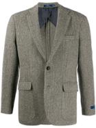 Ralph Lauren Regular Fit Herringbone Blazer - Neutrals