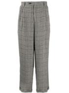 Gucci Prince Of Wales Cotton Trousers - Neutrals
