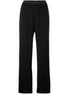 Just Cavalli Side Stripe Trousers, Women's, Size: 46, Black, Viscose/polyester