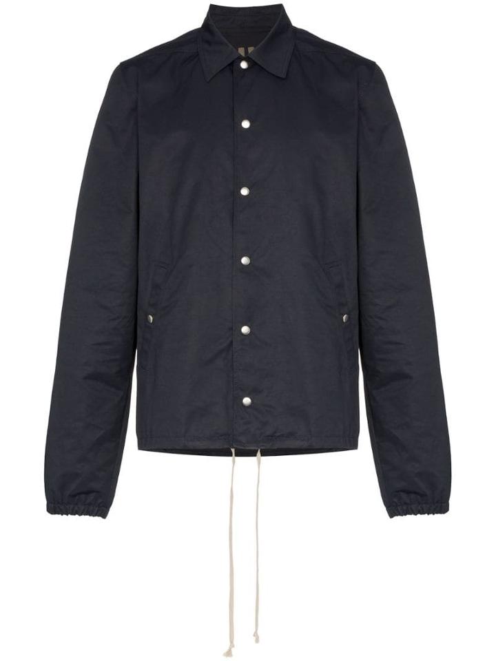 Rick Owens Drkshdw Button-down Shirt Jacket - Blue