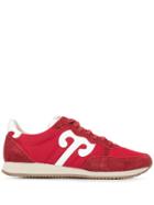 Wushu Lace-up Sneakers - Red