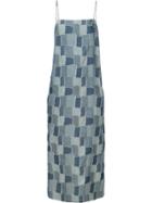 Vale Castaway Patchwork Dress - Blue