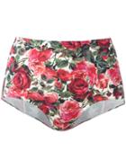 Dolce & Gabbana Rose (pink) Print Bikini, Women's, Size: Iv, Polyamide/spandex/elastane