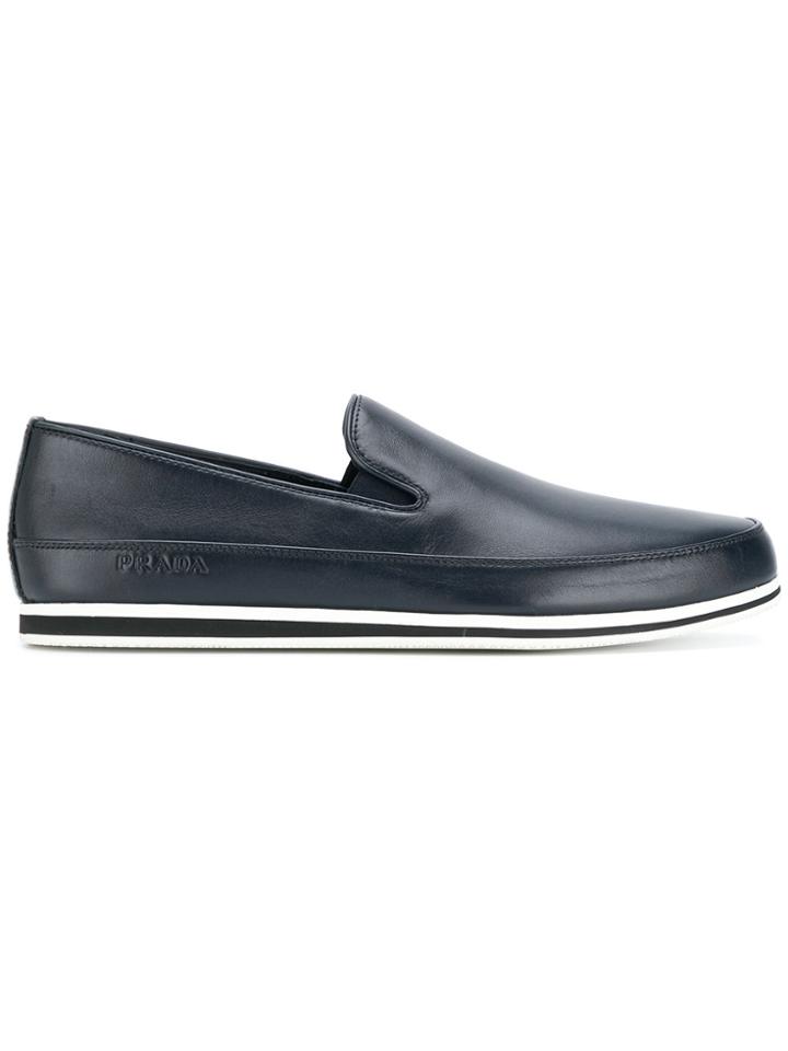 Prada Slip-on Sneakers - Blue