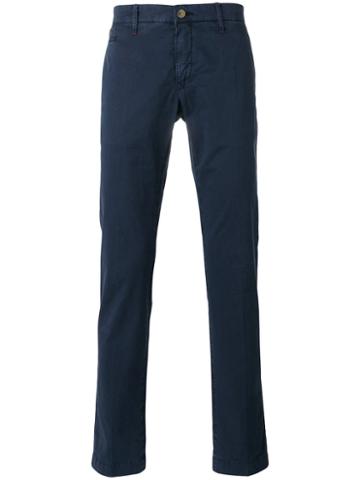Jacob Cohen Academy Slim Fit Chinos, Men's, Size: 34, Blue, Cotton/spandex/elastane