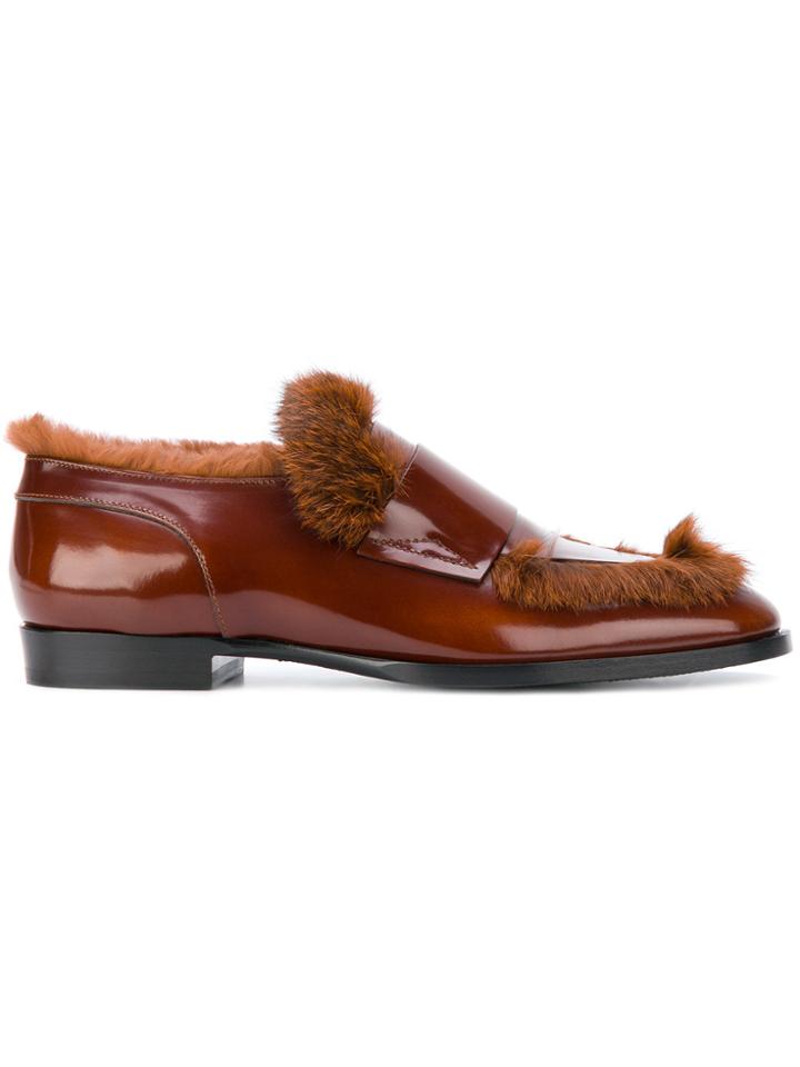 Jimmy Choo Tedi Loafers - Brown
