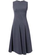 Le Ciel Bleu Pleated Sleeveless Dress
