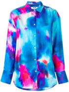 Msgm Oversize Dyed Shirt - Multicolour
