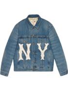 Gucci Yankees Denim Jacket - Blue