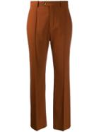 Chloé High Waist Tailored Trousers - Brown