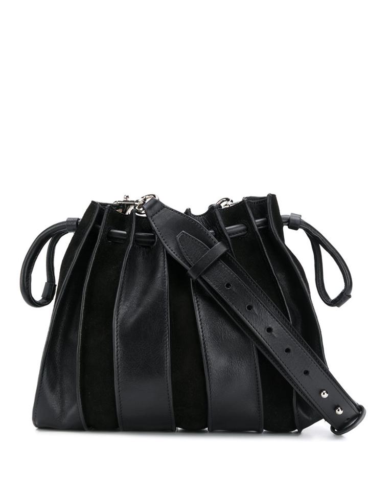 Isabel Marant Panelled Bucket Bag - Black