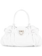 Salvatore Ferragamo Vintage Gancini Tote - White