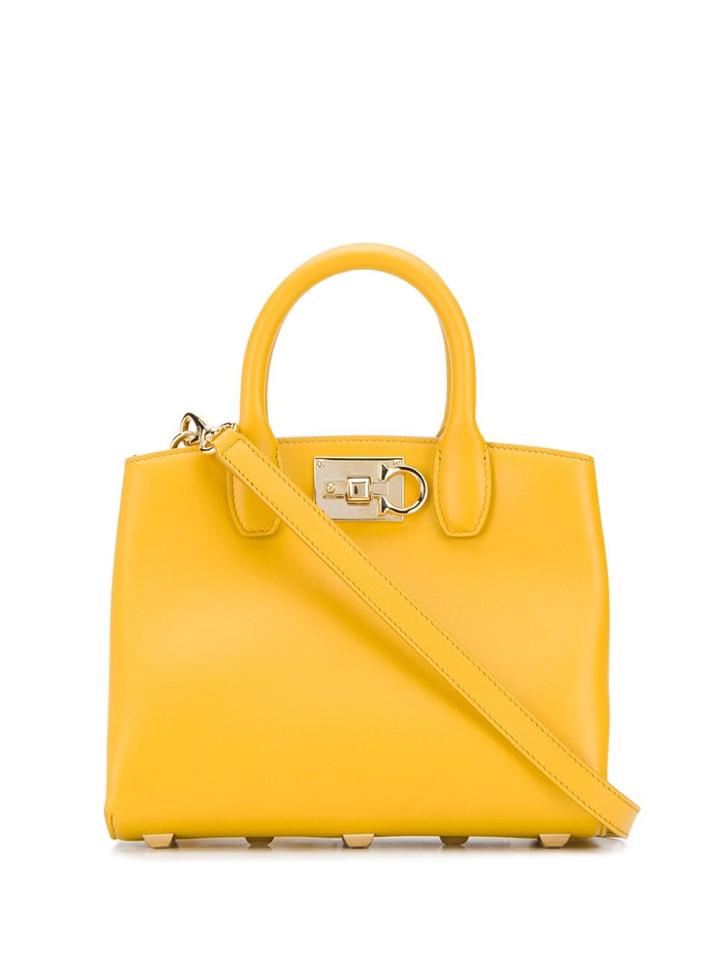 Salvatore Ferragamo The Studio Small Bag - Yellow