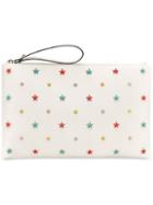 Red Valentino - Star Detail Clutch - Women - Leather - One Size, Women's, White, Leather