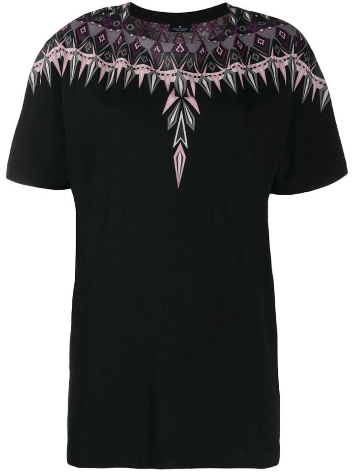 Marcelo Burlon County Of Milan Short Sleeve Printed T-shirt - Black