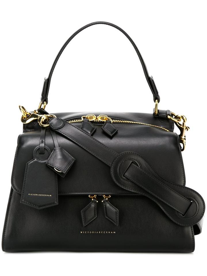 Victoria Beckham Small Pocket Tote, Women's, Black