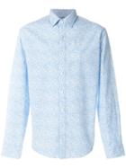 Michael Michael Kors Small Floral-print Shirt - Blue