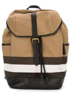 Burberry Striped Detail Backpack