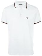 Dior Homme Contrast Detail Polo Shirt, Men's, Size: Medium, White, Cotton
