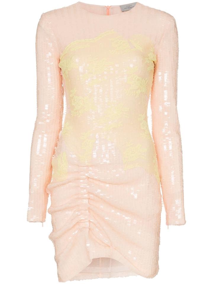 Preen By Thornton Bregazzi Michelle Sequinned Lace Mini Dress -