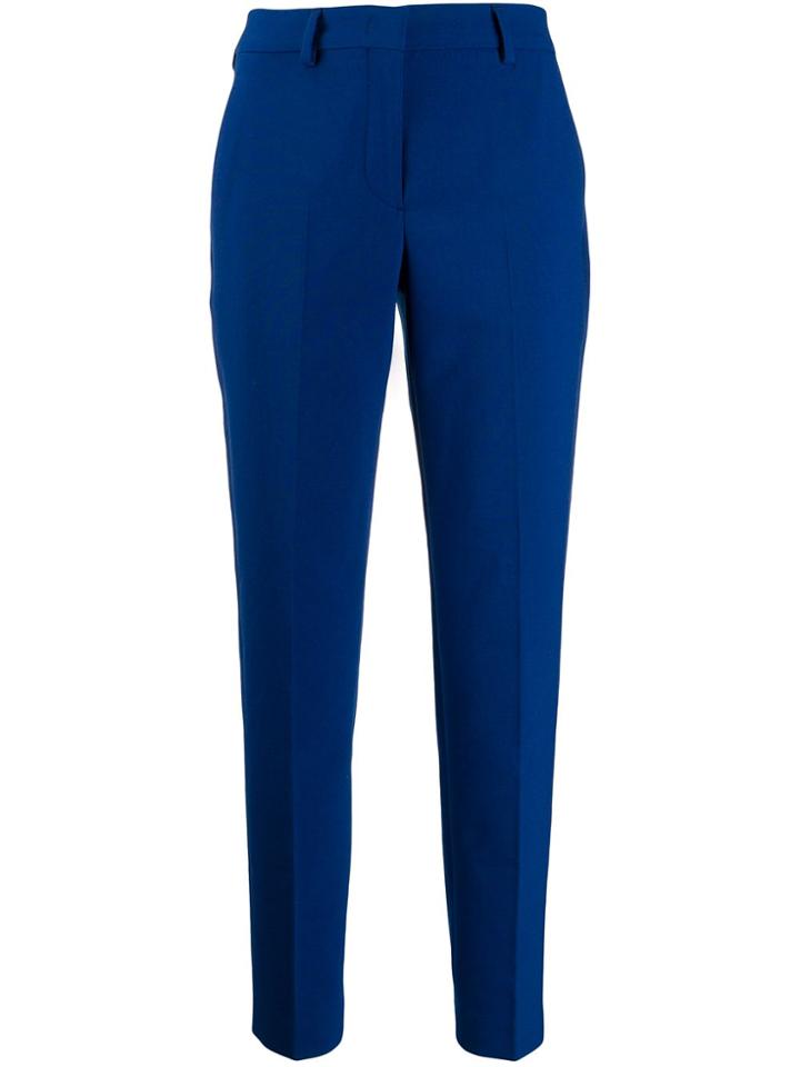 Paul Smith Tailored Straight Leg Trousers - Blue