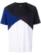 Z Zegna Colour-block Fitted T-shirt - White