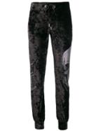 Philipp Plein Skull Track Trousers - Blue