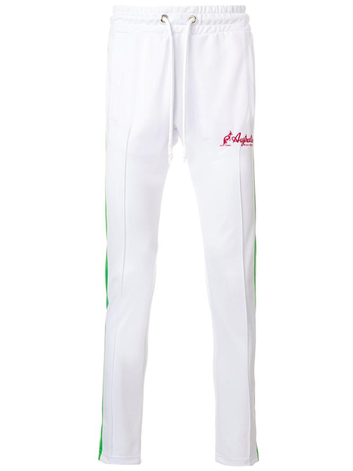 Gcds Side Band Track Pants - White