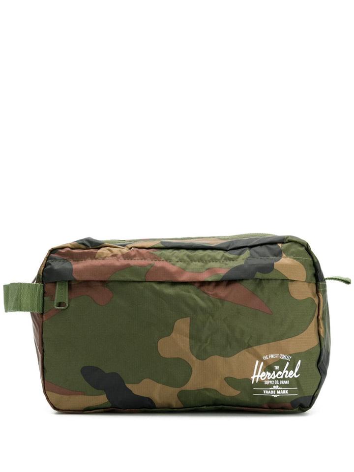 Herschel Supply Co. Camouflage Wash Bag - Green