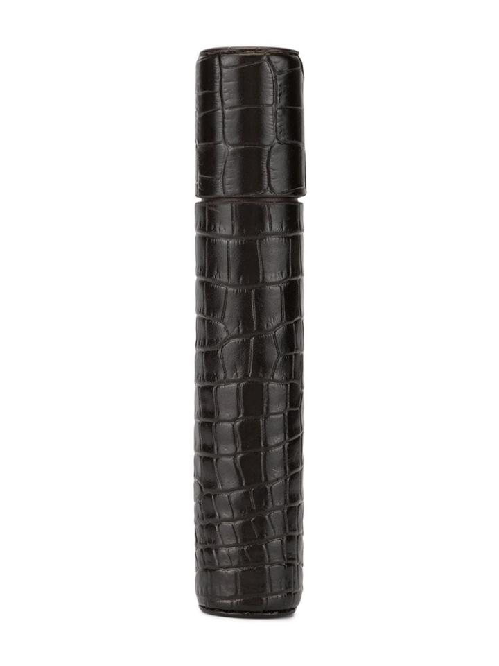 Rapport Croc Embossed Cigar Case - Brown