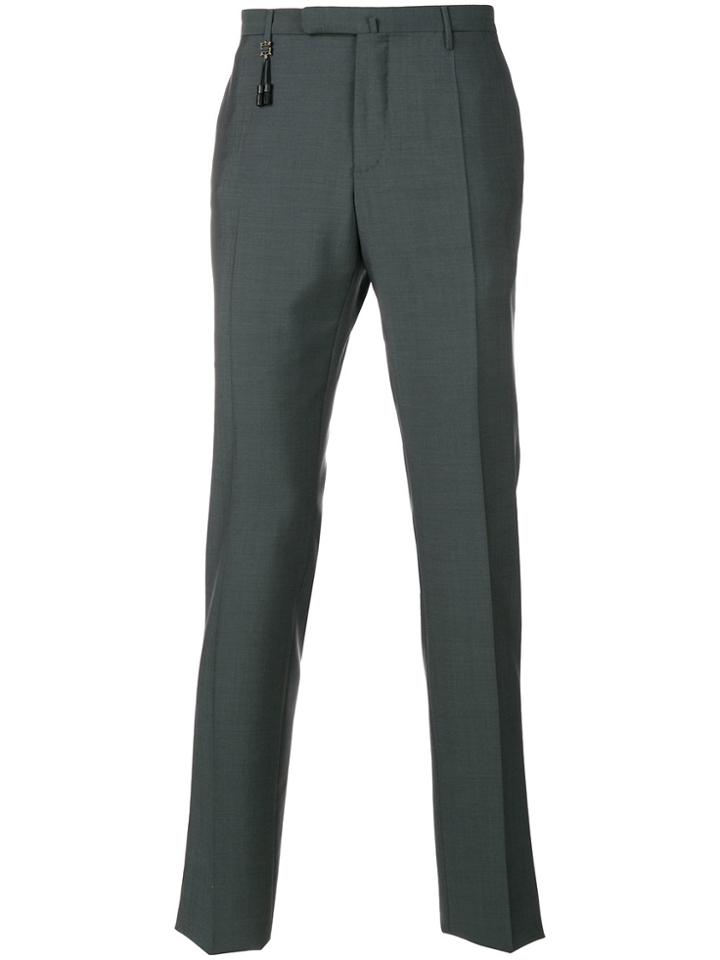 Incotex Slim-fit Suit Trousers - Green
