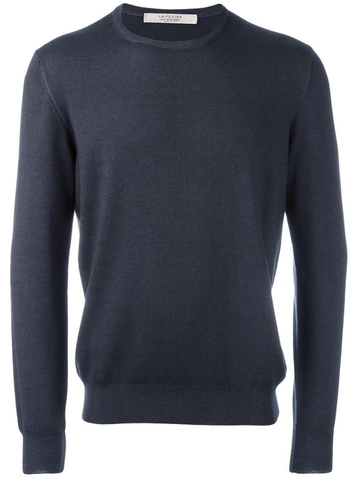 La Fileria For D'aniello Fine Knit Jumper - Grey