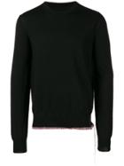 Maison Margiela Longsleeved Loose Fit Sweater - Black