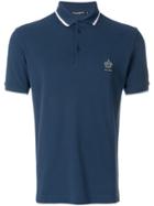 Dolce & Gabbana Crown Logo Polo Shirt - Blue
