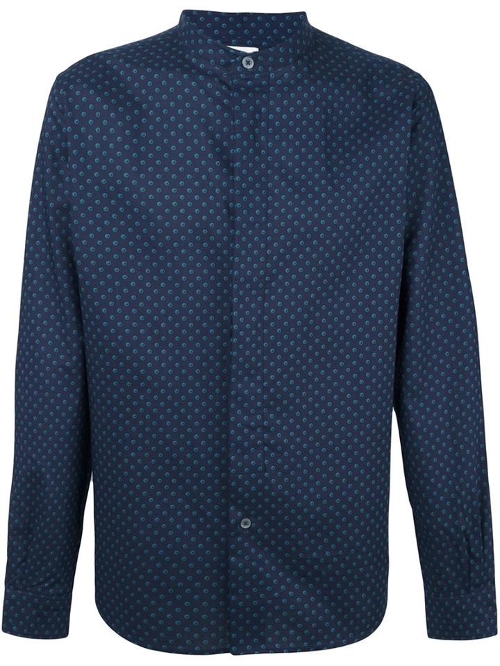 Ps By Paul Smith Printed Shirt, Men's, Size: Xl, Blue, Cotton