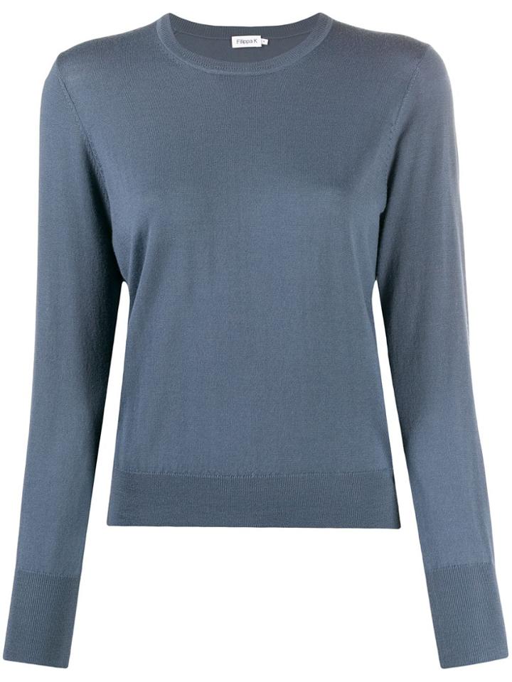 Filippa-k Crew Neck Jumper - Blue