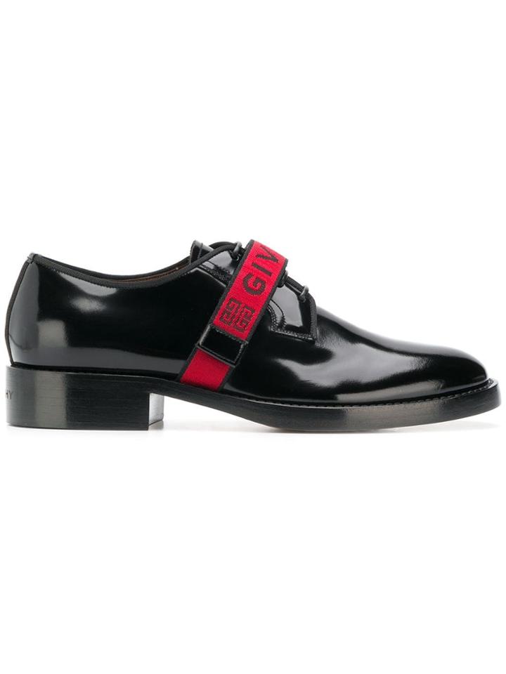 Givenchy Logo Monk Shoes - Black