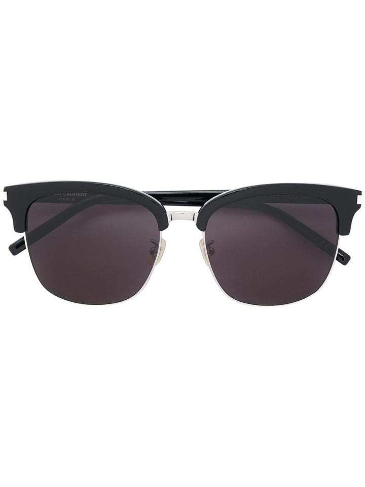 Saint Laurent Eyewear Square Tinted Sunglasses - Black