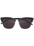 Saint Laurent Eyewear Square Tinted Sunglasses - Black