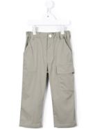 Familiar - Flap Pocket Trousers - Kids - Cotton/polyurethane - 7 Yrs, Grey