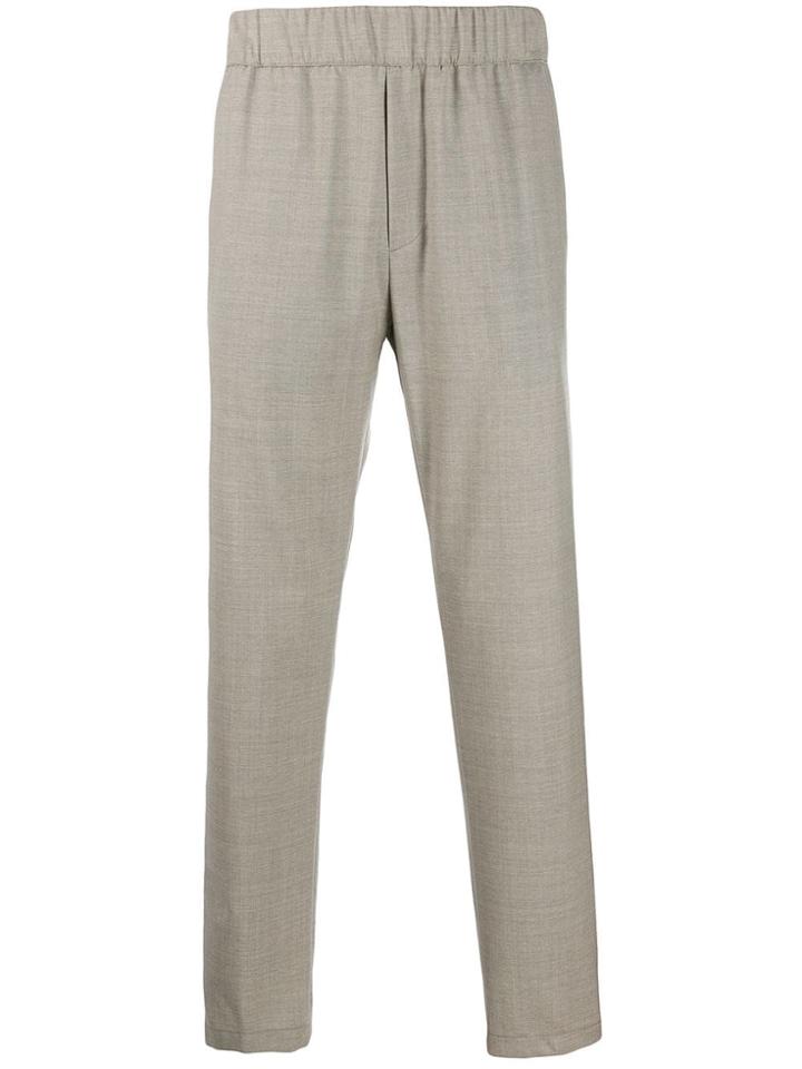Paura X Kappa Logo Embroidered Trousers - Neutrals