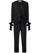 Stella Mccartney Kiera Spot Print Jumpsuit - Blue