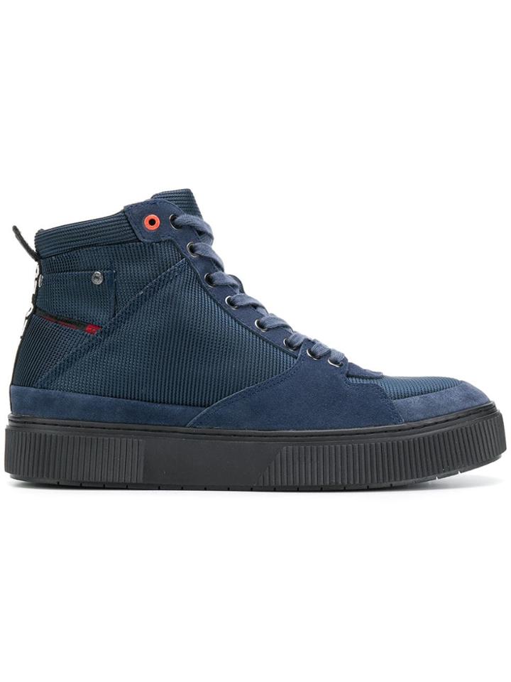 Diesel Lace-up Boots - Blue