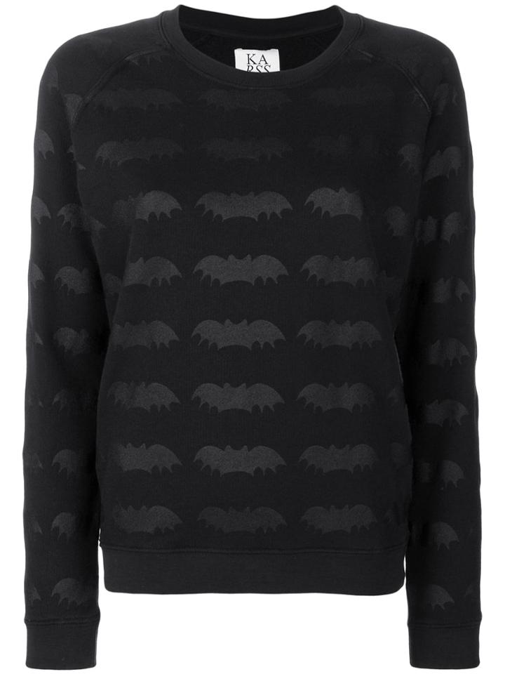 Zoe Karssen Bat Embroidered Sweater - Black
