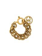 Chanel Pre-owned Twisted Hoop Bracelet - Gold