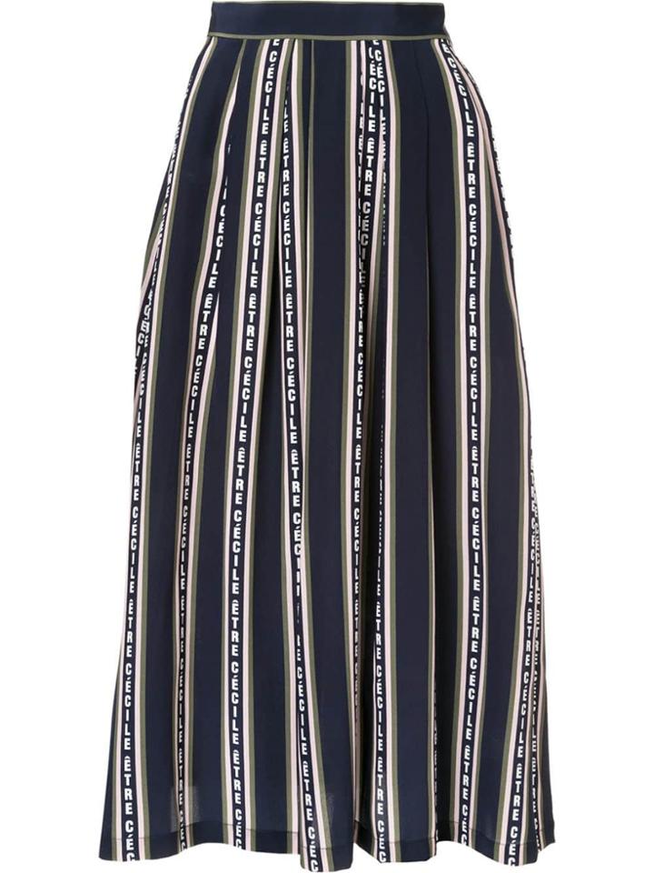 Être Cécile Striped Skirt - Blue