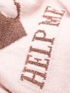 Alberta Ferretti Cashmere Intarsia Sweater - Pink