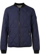 Kenzo Quilted Bomber Jacket, Men's, Size: Xs, Blue, Polyester/feather Down