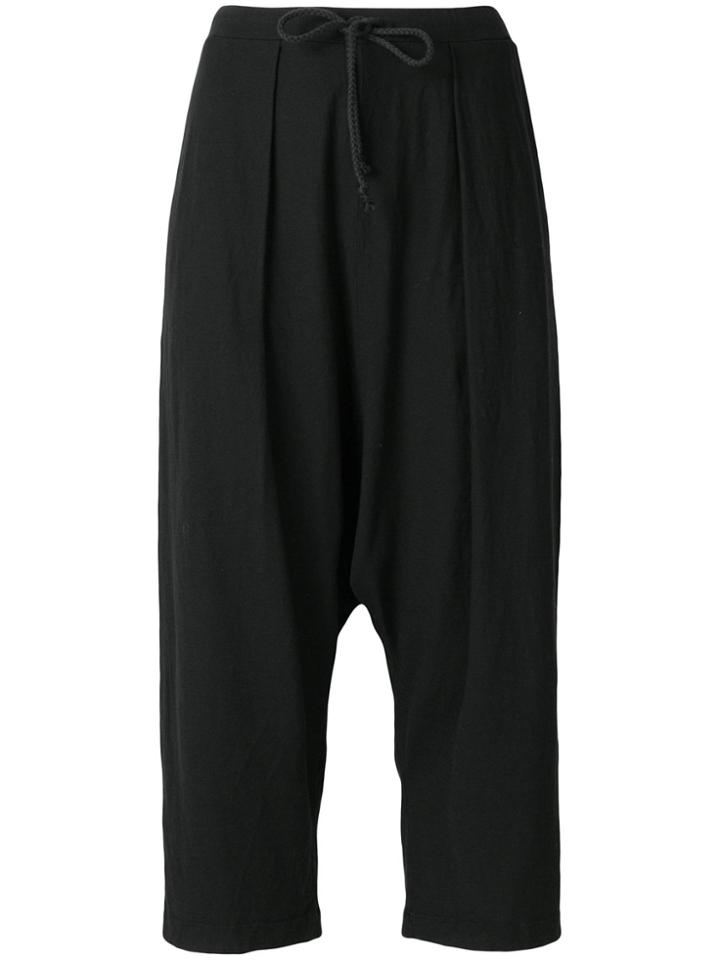 Lost & Found Rooms Cropped Drawstring Trousers - Black